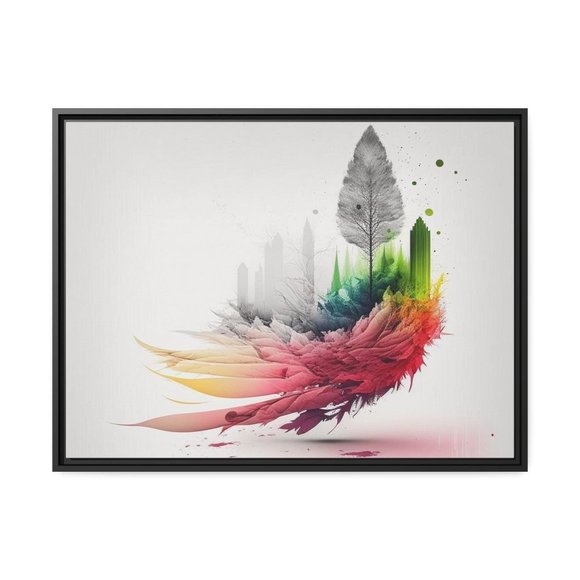 Wall art for hotel,wall art for living room,wall art, Matte Canvas, Black Frame - Picture 8 of 9